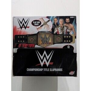 WWE Undisputed Championship Title Belt Series 1 Display Box Not the Slapband